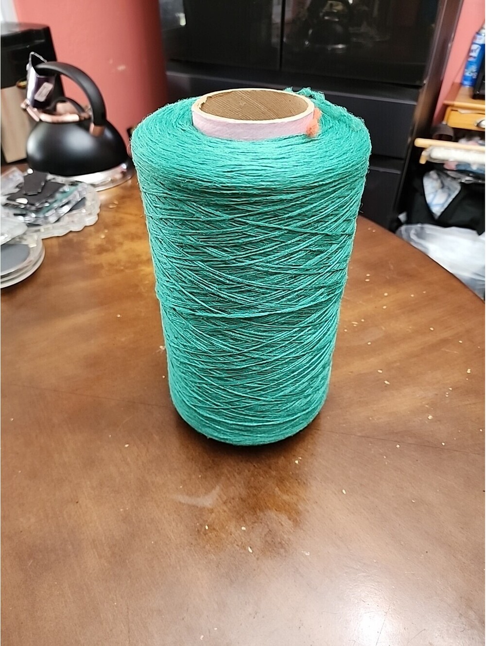 Aguafil Usa Inc.Exo16.0 Weaving Yarn Cone Teal Lace/ Fingering 1260/64 83272 A12